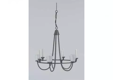 Chandelier - Semi Vintage style - Dual Candle and Bulb holder